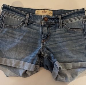 Hollister midi short longest length size 0 W24